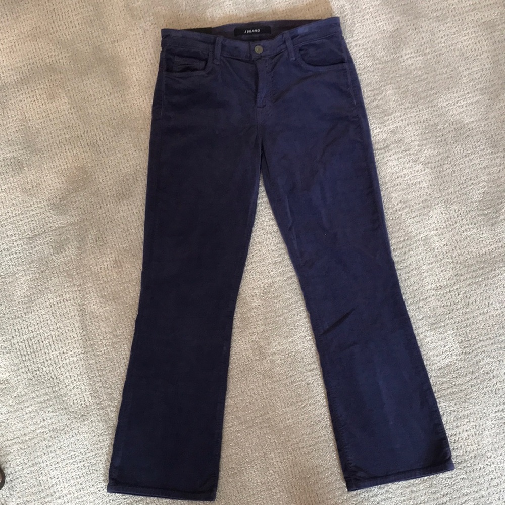 JBrand mid-rise crop boot pants